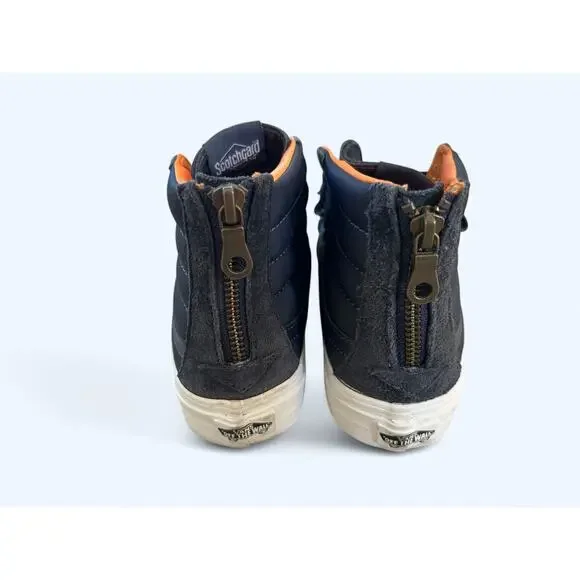 Vans x Scotchgard SK8-Hi Top Skate Shoes Sneakers Navy White Womens 9 Men's 7.5 - Picture 5 of 9